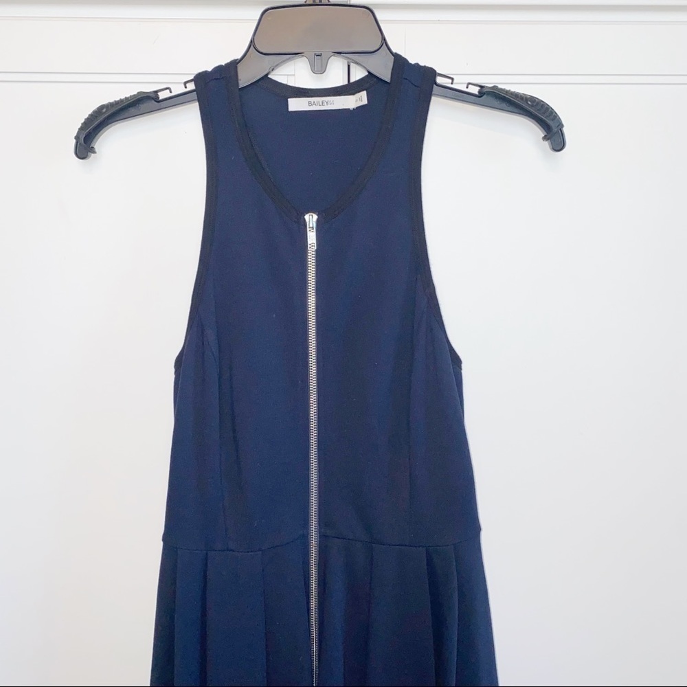 Bailey 44 Sporty Fit/Flare Navy Mini Dress Racerback From Revolve Small Athletic - Picture 5 of 14